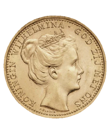 10 Florins Gold Coin - Netherlands - In Stock at VIRTU LUXURY MARSEILLE.