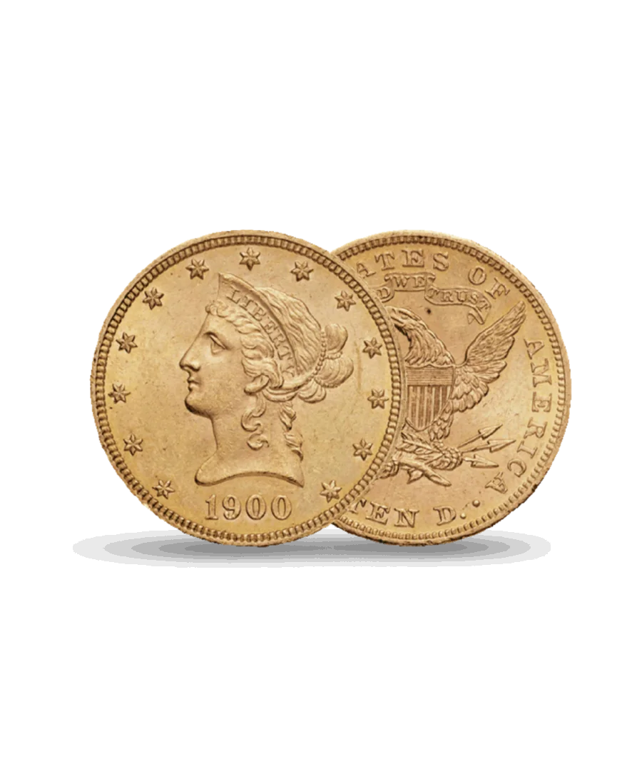 Ten US dollar gold coin available at VIRTU LUXURY