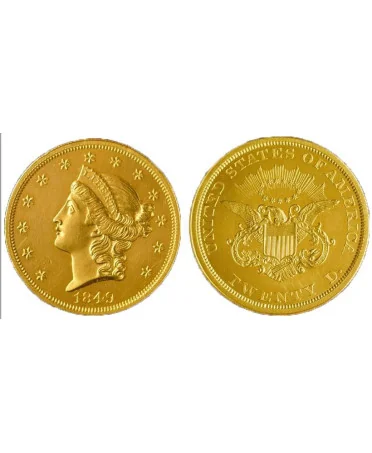 Gold coin of twenty 20 DOLLARS USA DOUBLE EAGLE LADY LIBERTY gold available ONLINE and IN STORE at VIRTU LUXURY