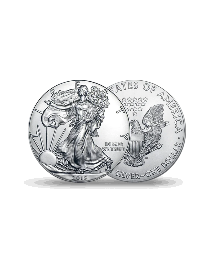 SILVER EAGLE Silver coin available at VIRTU LUXURY SILVER EAGLE Silver coin available at VIRTU LUXURY