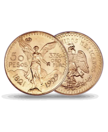 Mexican 50 Pesos CENTENARIO gold coin available at VIRTU LUXURY
