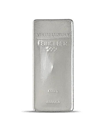 24K pure silver bar weighing 5KG available at VIRTU LUXURY
