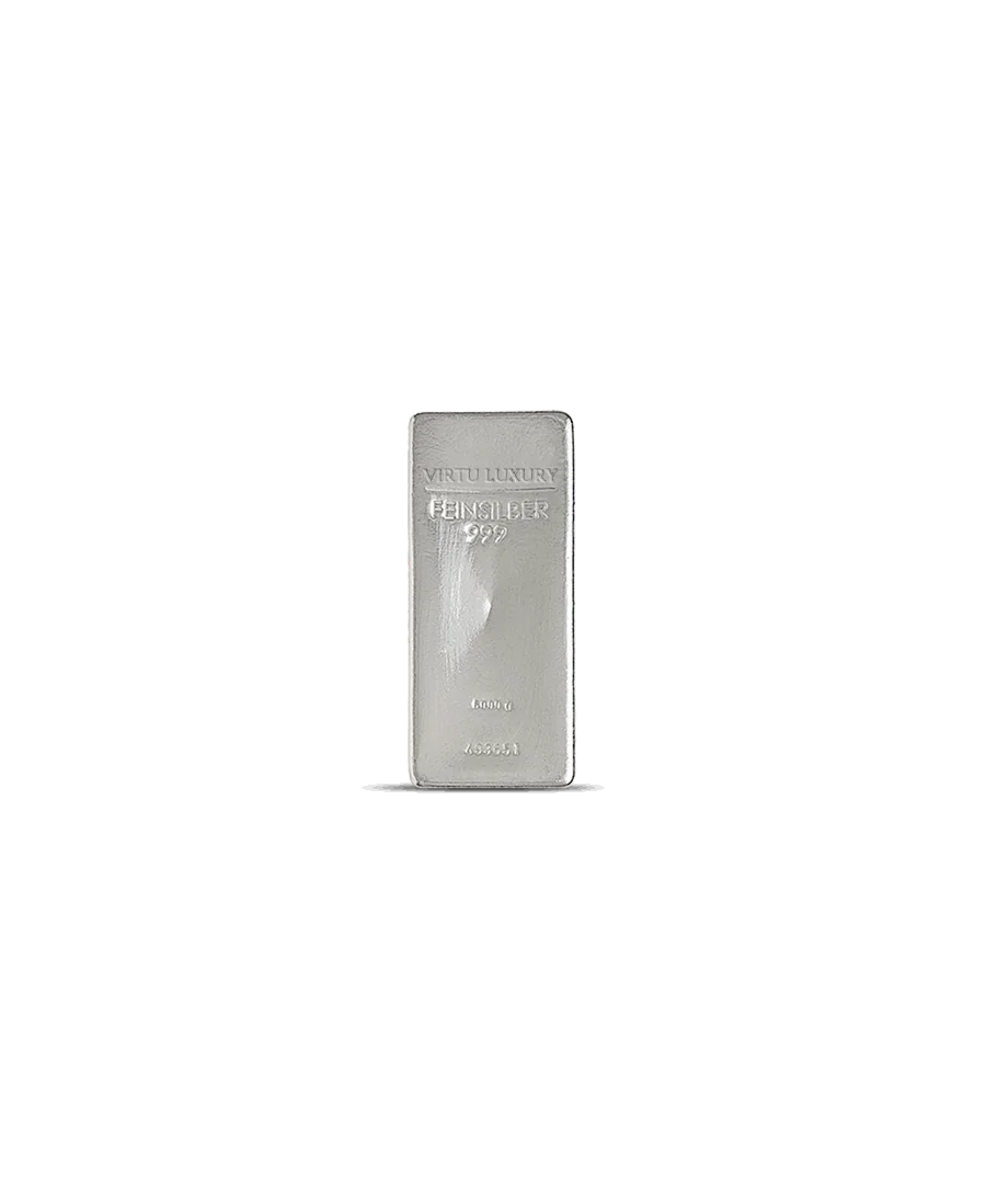 24K pure silver bar weighing 5KG available at VIRTU LUXURY