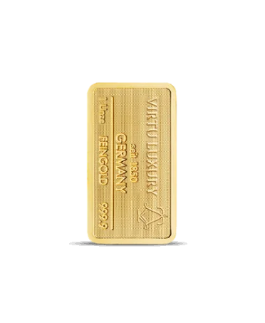 1 one ounce (31.10 Grams) 24K pure gold bar available for sale at VIRTU LUXURY