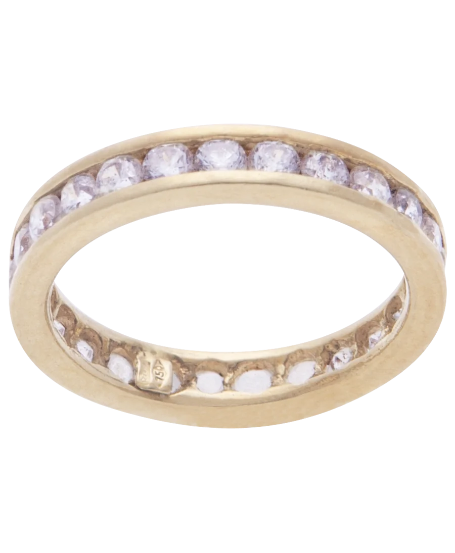 full eternity band STARRY NIGHT 18K yellow gold with channel-set brilliant diamonds at VIRTU LUXURY