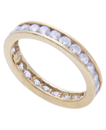 STARRY NIGHT ring in 18 Karat yellow gold with diamonds. Available at VIRTU LUXURY.
