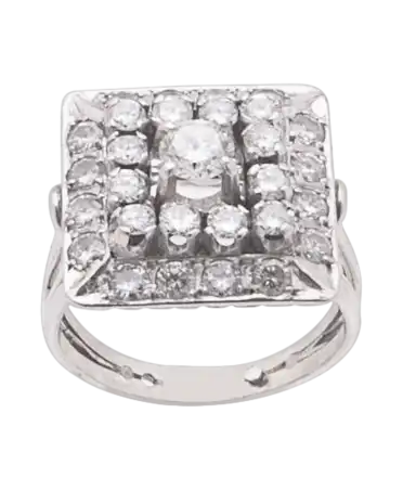 The Hope ring is a truly sparkling jewel with its brilliant-cut white diamonds.