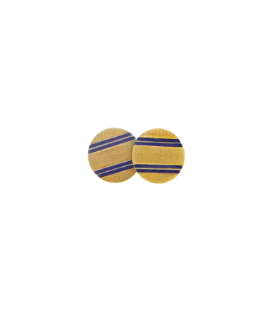 Gold jewelry - gold cufflinks - pre-owned jewelry available in jewelry store at VIRTU LUXURY