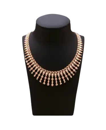 LUXURIOUS necklace - 18-karat gold Egyptian-style necklace - prestigious necklace - exotic necklace - gold necklace