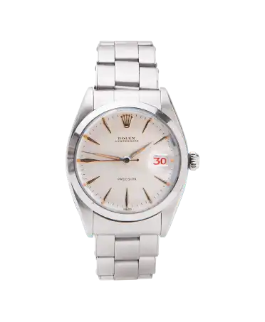Oyster Date Precision watch, a luxury watch from Rolex. Available at VIRTU LUXURY.