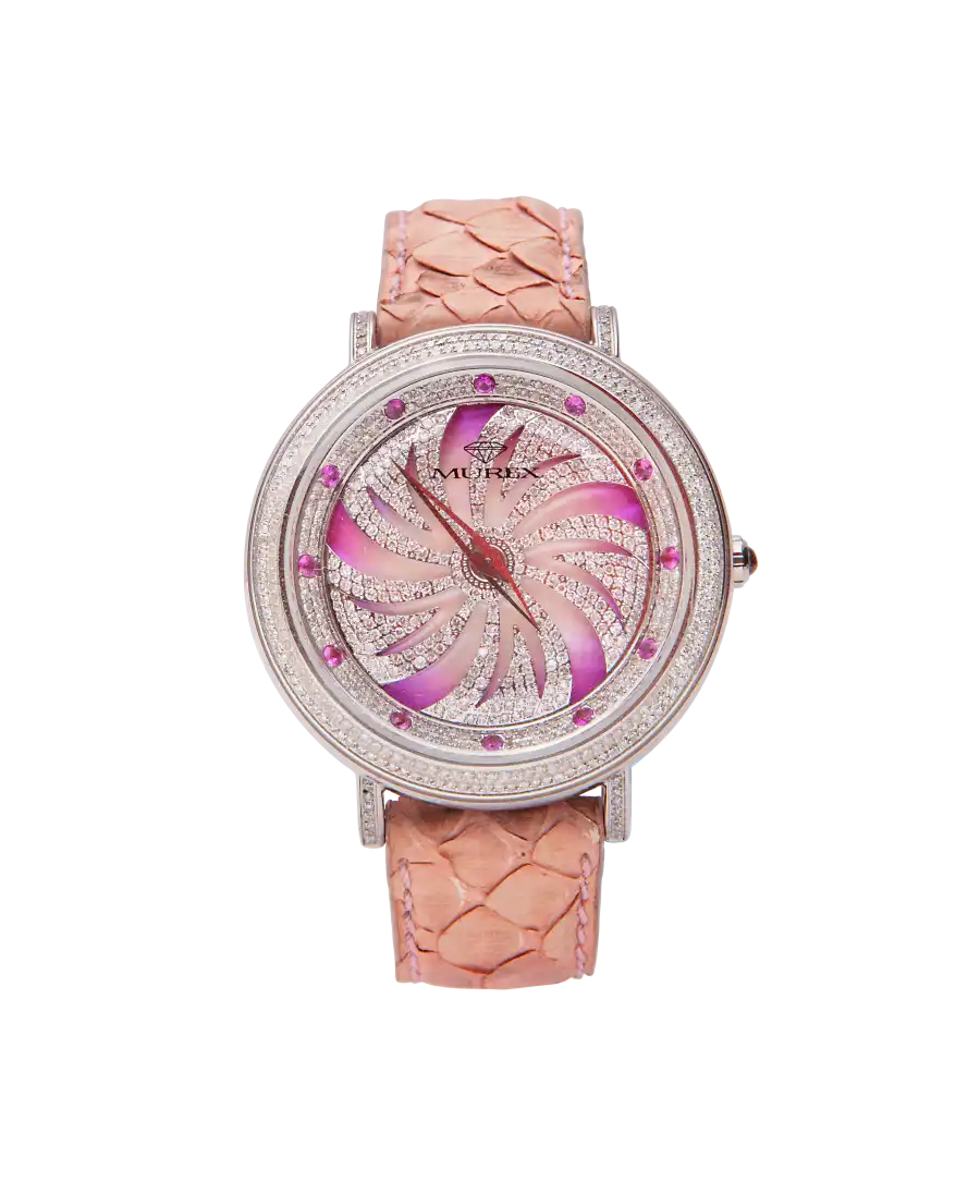 RSL925 Python watch with diamonds and rubies. Available at VIRTU LUXURY.
