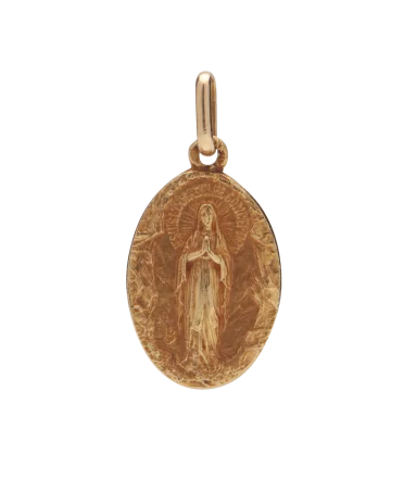 Virgin Mary Pendant is a symbolic pendant. Available at VIRTU LUXURY.