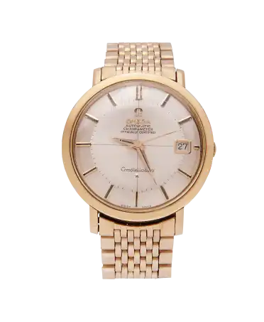 Constellation wristwatch from the watchmaking house Omega. Available at VIRTU LUXURY.