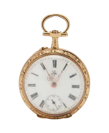 Pocket watch from the watchmaker Lip. Available at VIRTU LUXURY.