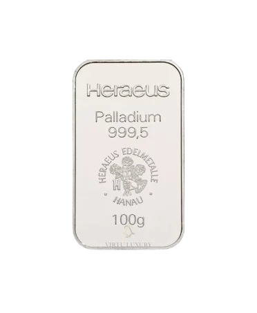100 gram PALLADIUM BAR at VIRTU LUXURY