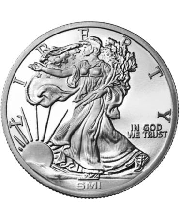 obverse of WALKING LIBERTY Silver available at VIRTU LUXURY