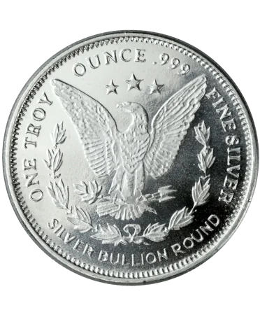 REVERSE Silver Coin MORGAN DOLLAR 1 OZ OUNCE available at VIRTU LUXURY