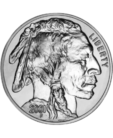 obverse of the AMERICAN BUFFALO coin available at VIRTU LUXURY