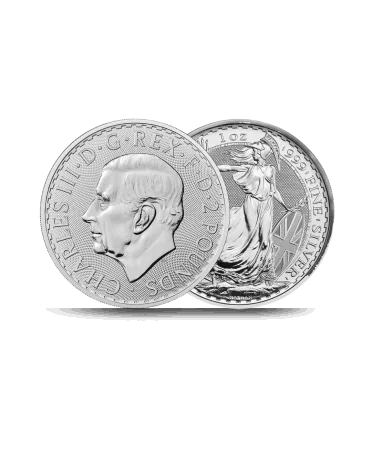 BRITANNIA Charles III Silver coin available at VIRTU LUXURY