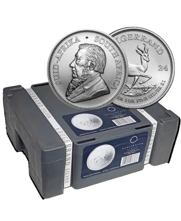 MONSTER BOX SILVER BOX 500 KRUGERRAND PIECES 500 OUNCES SILVER at VIRTU LUXURY