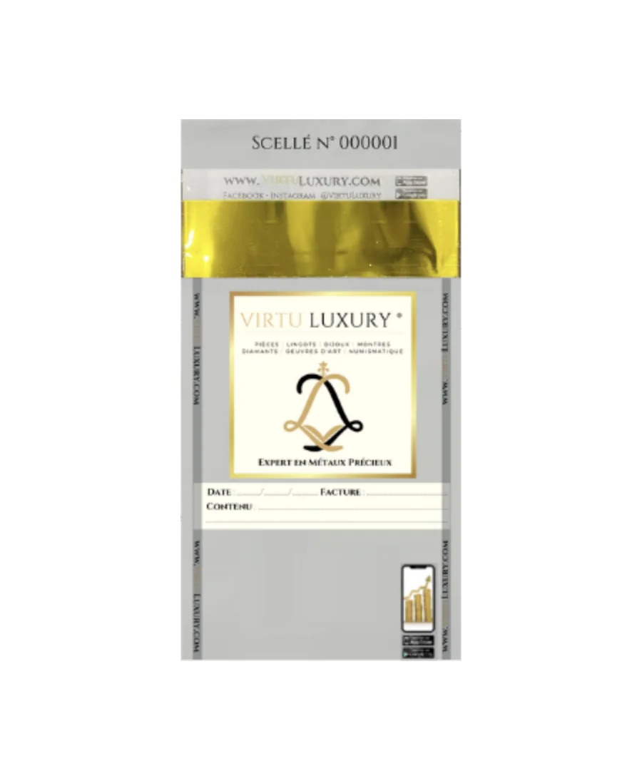 Sealed GUARANTEE for the purchase of GOLD BARS at VIRTU LUXURY
